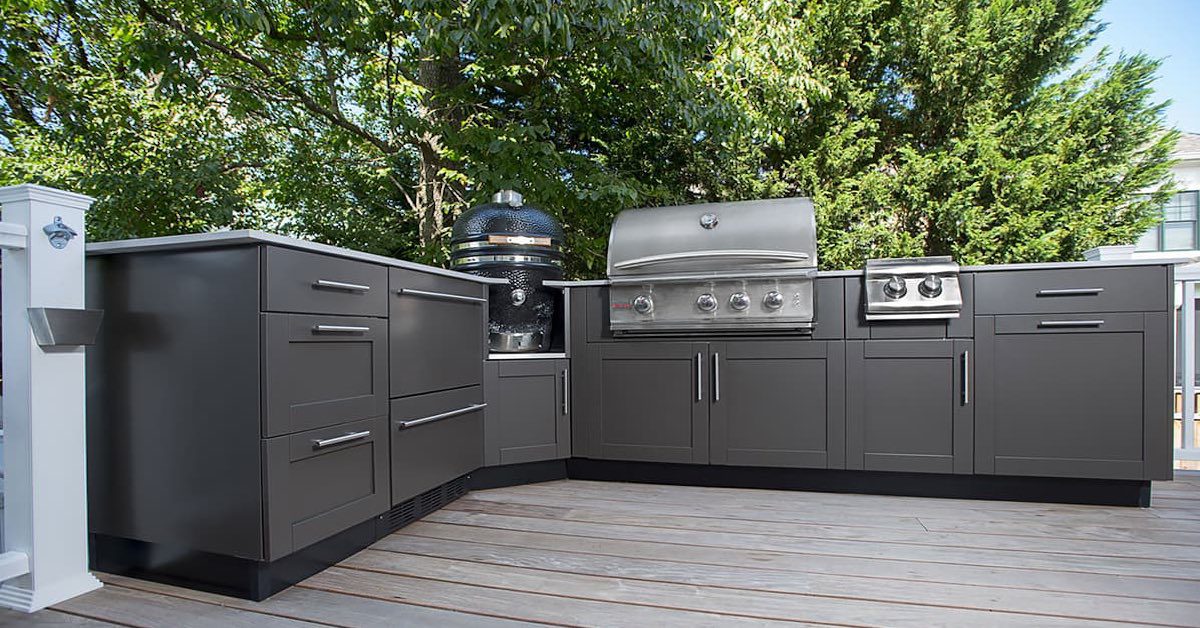 Outdoor Kitchen Cabinet Materials: The 5 Most Popular Types
