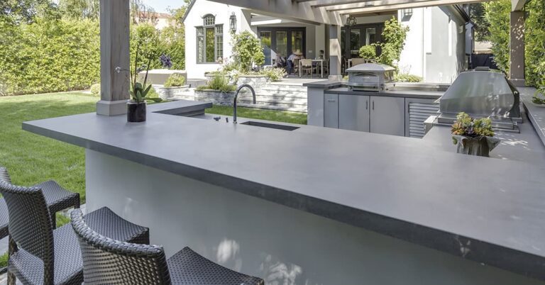 Outdoor Countertop Materials Which Type Is Right For You Outeriors   Outdoor Countertop Ideas 01 768x402 