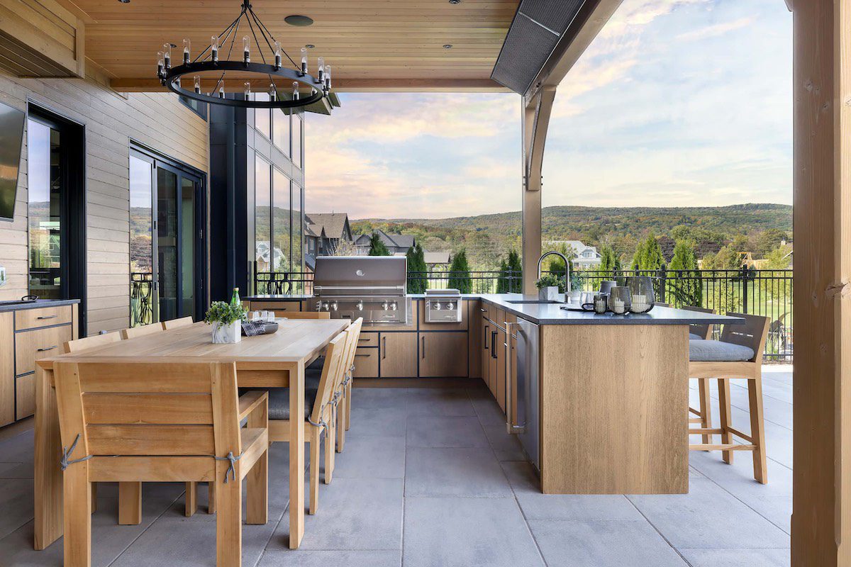 Indoor outdoor kitchens hotsell