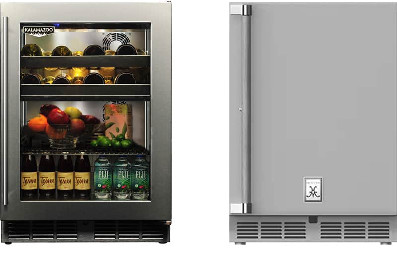 Outdoor undercounter clearance fridge